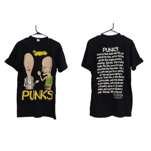 Vintage 1995 Beavis and Butt-Head Punks T-Shirt